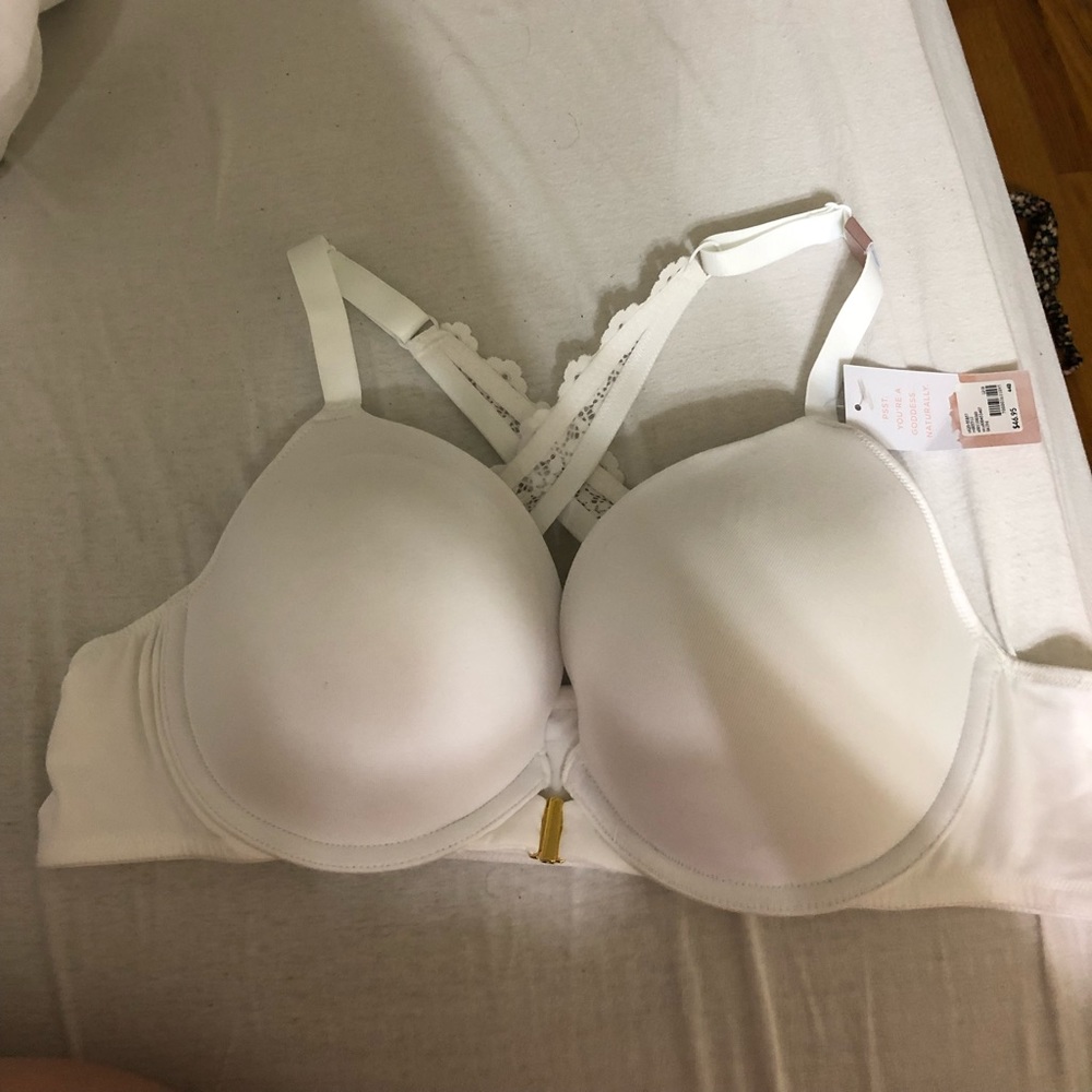 White cacique bra